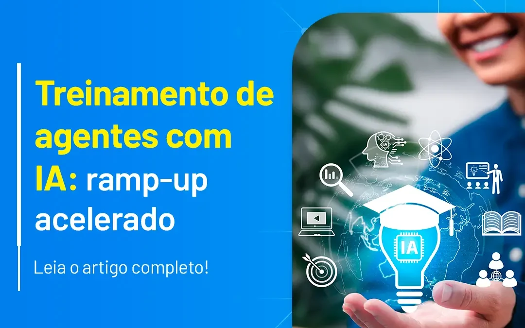 Treinamento de agentes com IA ramp-up acelerado